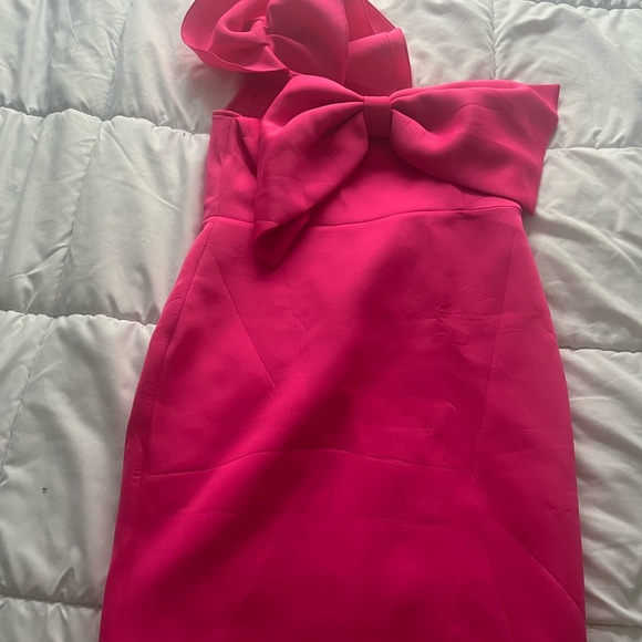 Pink One Shoulder Elegant Photoshoot - Picture 3 of 4